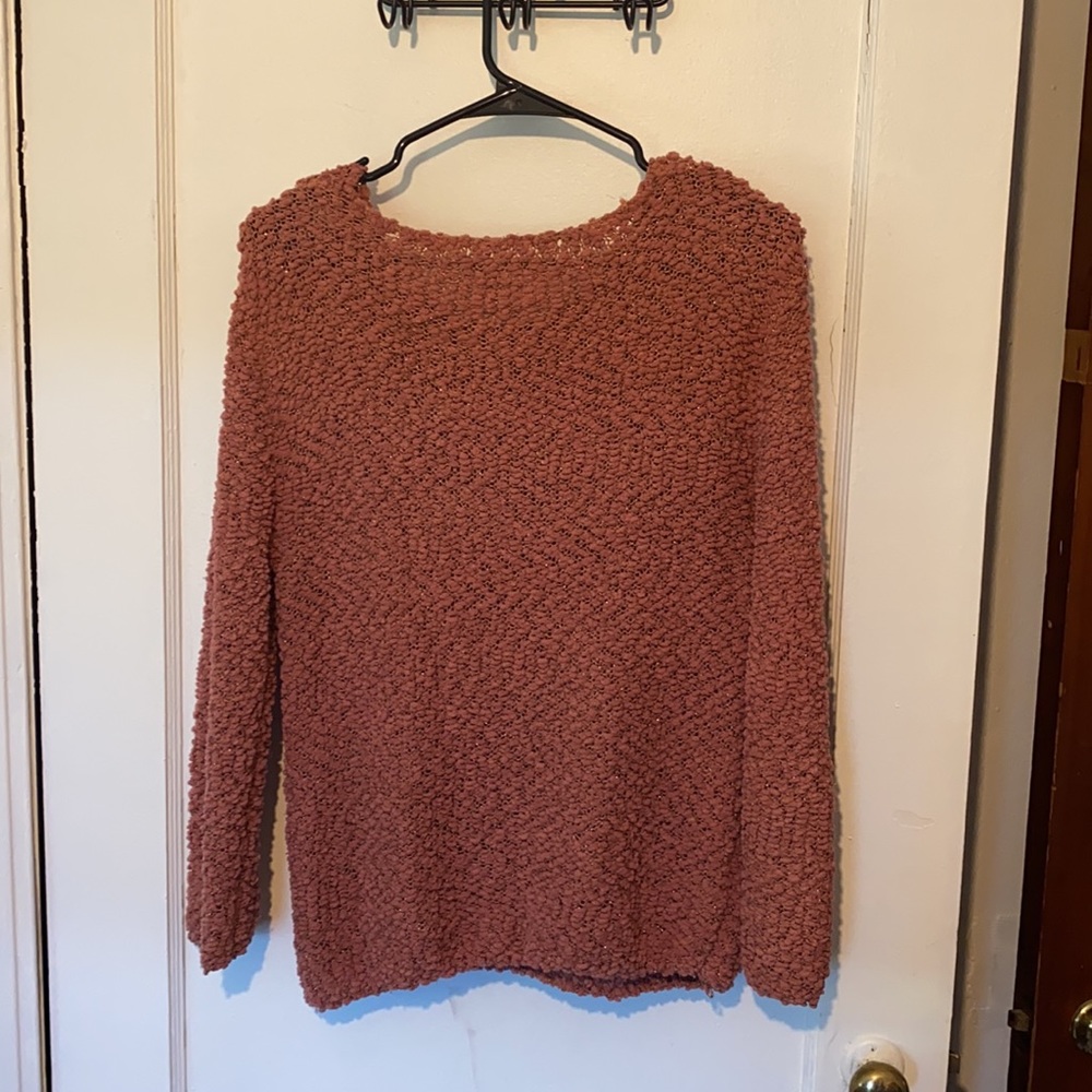 LC Lauren Conrad sweater with bows, beads, and sparkles - Picture 3 of 6